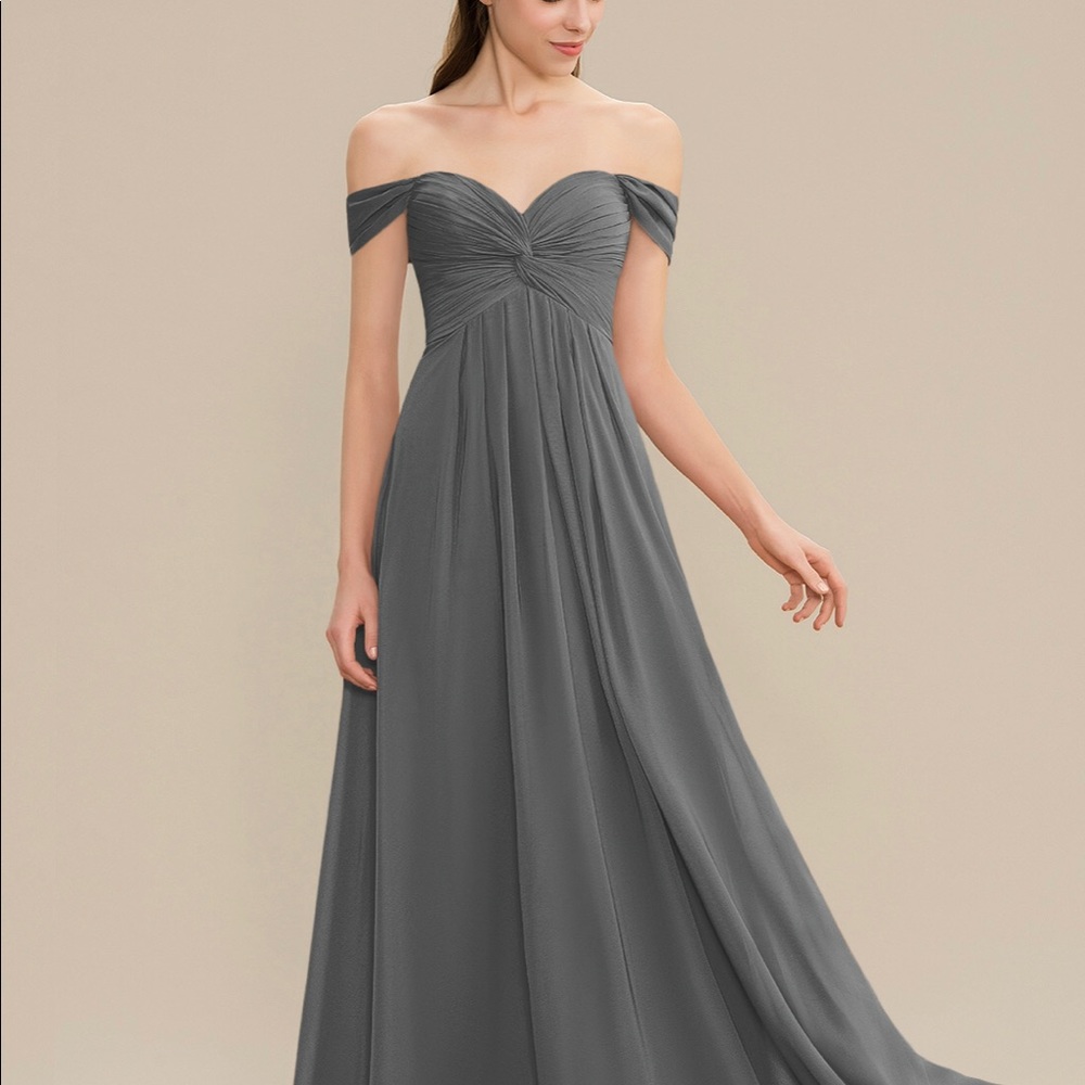 NWT JJs House Off The Shoulder Chiffon Dress